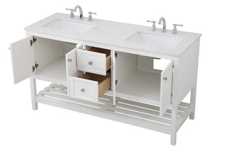 Theo Single Bathroom Vanity in White