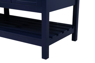 Theo Double Bathroom Vanity in Blue
