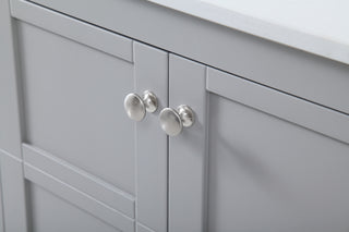 Theo Double Bathroom Vanity in Gray