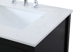 Theo Double Bathroom Vanity in Black