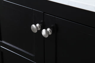 Theo Double Bathroom Vanity in Black