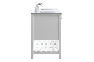Theo Double Bathroom Vanity in White