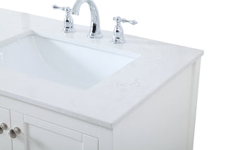 Theo Double Bathroom Vanity in White
