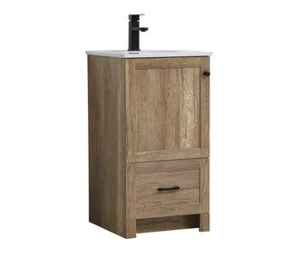 Soma Single Bathroom Vanity in Natural Oak