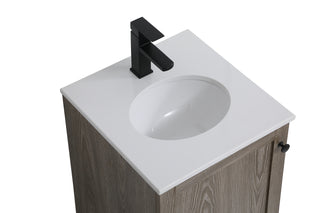 Soma Single Bathroom Vanity in weathered oak