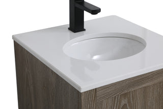 Soma Single Bathroom Vanity in weathered oak