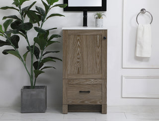 Soma Single Bathroom Vanity in weathered oak