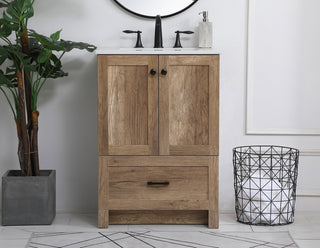 Soma Single Bathroom Vanity in Natural Oak