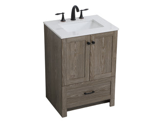 Soma Single Bathroom Vanity in weathered oak