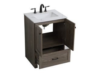Soma Single Bathroom Vanity in weathered oak
