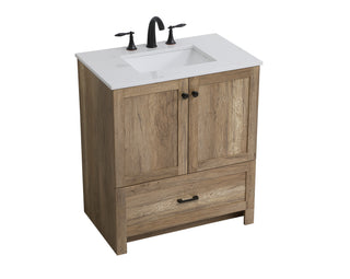 Soma Single Bathroom Vanity in Natural Oak