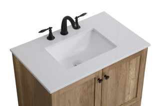 Soma Single Bathroom Vanity in Natural Oak