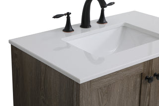 Soma Single Bathroom Vanity in weathered oak