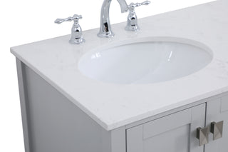 Irene Single Bathroom Vanity in Gray