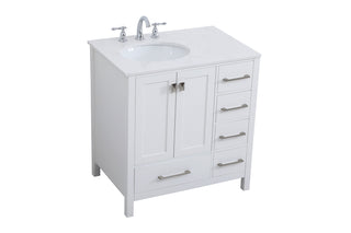 Irene Single Bathroom Vanity in White