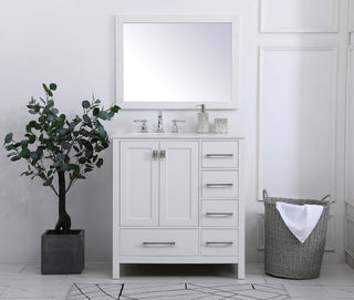 Irene Single Bathroom Vanity in White