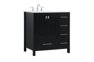 Irene Single Bathroom Vanity in Black