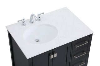 Irene Single Bathroom Vanity in Black