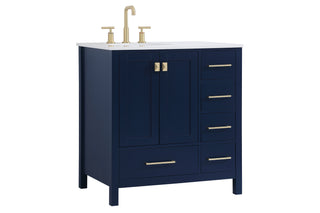 Irene Single Bathroom Vanity in Blue