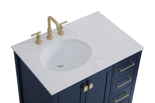 Irene Single Bathroom Vanity in Blue