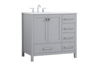 Irene Single Bathroom Vanity in Gray