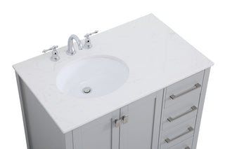 Irene Single Bathroom Vanity in Gray