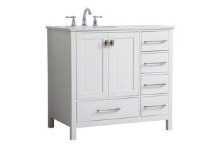 Irene Single Bathroom Vanity in White