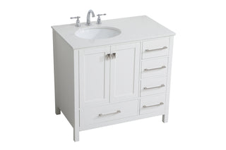 Irene Single Bathroom Vanity in White