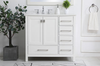 Irene Single Bathroom Vanity in White