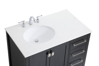 Irene Single Bathroom Vanity in Black
