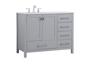 Irene Single Bathroom Vanity in Gray