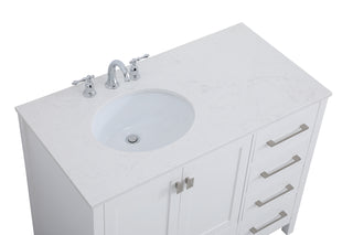 Irene Single Bathroom Vanity in White