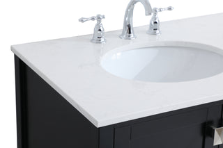 Irene Single Bathroom Vanity in Black