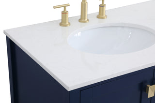Irene Single Bathroom Vanity in Blue
