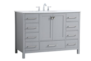 Irene Single Bathroom Vanity in Gray