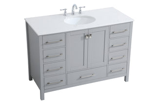 Irene Single Bathroom Vanity in Gray