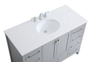 Irene Single Bathroom Vanity in Gray