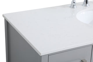Irene Single Bathroom Vanity in Gray