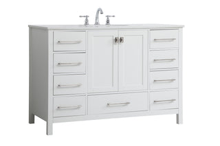 Irene Single Bathroom Vanity in White