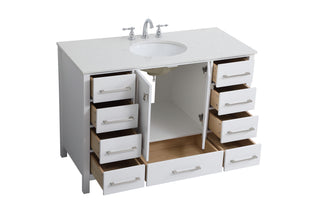 Irene Single Bathroom Vanity in White