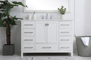 Irene Single Bathroom Vanity in White