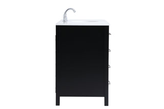 Irene Single Bathroom Vanity in Black
