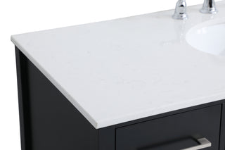 Irene Single Bathroom Vanity in Black