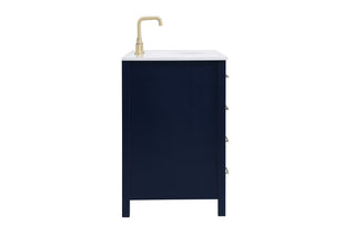 Irene Single Bathroom Vanity in Blue