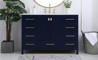 Irene Single Bathroom Vanity in Blue