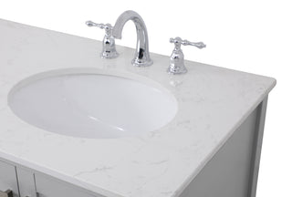 Irene Double Bathroom Vanity in Gray