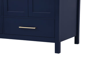 Irene Double Bathroom Vanity in Blue