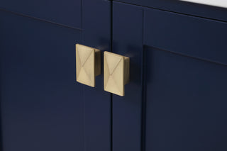 Irene Double Bathroom Vanity in Blue