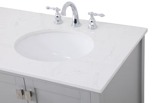 Irene Double Bathroom Vanity in Gray