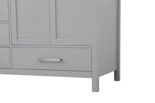 Irene Double Bathroom Vanity in Gray